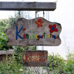 Schild Kindergarten