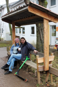 Neues Bushäusle am Haus-Hof-Gartentag der FAS